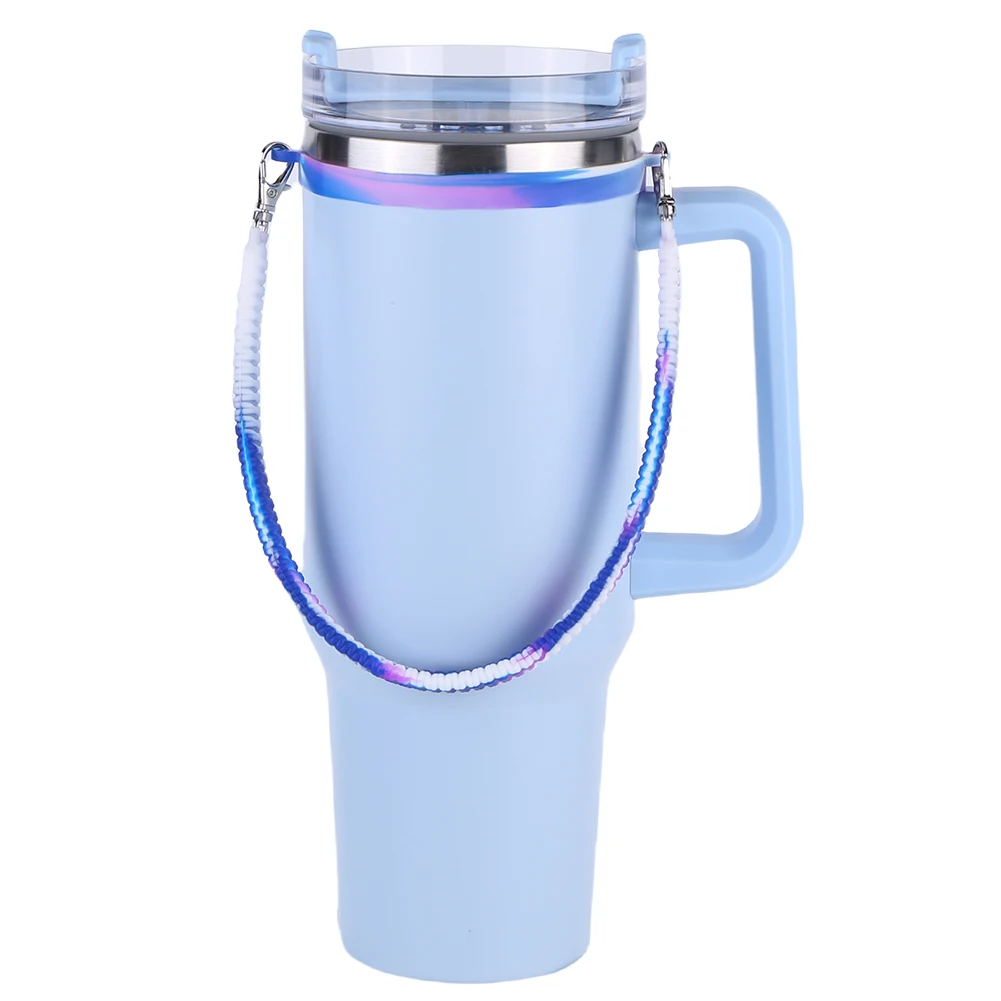 Water Bottle Strap Silicone Portable Bottle Carrying Strap Universal Drink Bottle Carrier Strap for Stanley Cup Accessories - Image 3