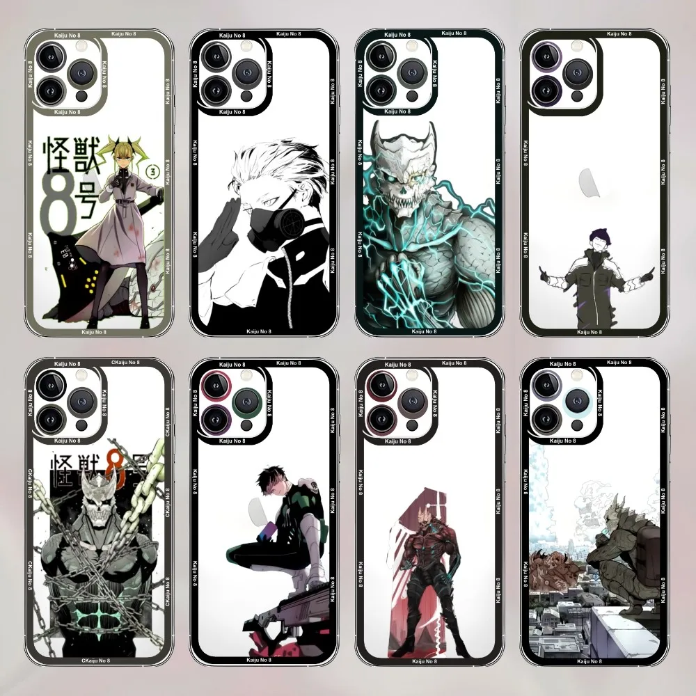 Anime Kaiju No 8 Phone Case For IPhone 11,12,13,14,15,15 Pro,13 Promax,14 Plus,15 Mini,16,16plus,16promax