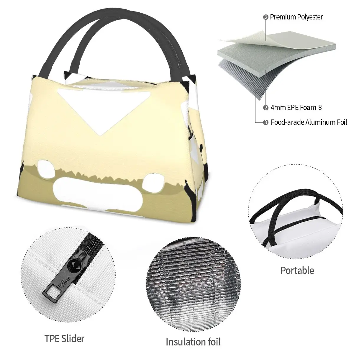 YIP YIP APPA Portable insulation bag for Cooler Food Office Pinic Container