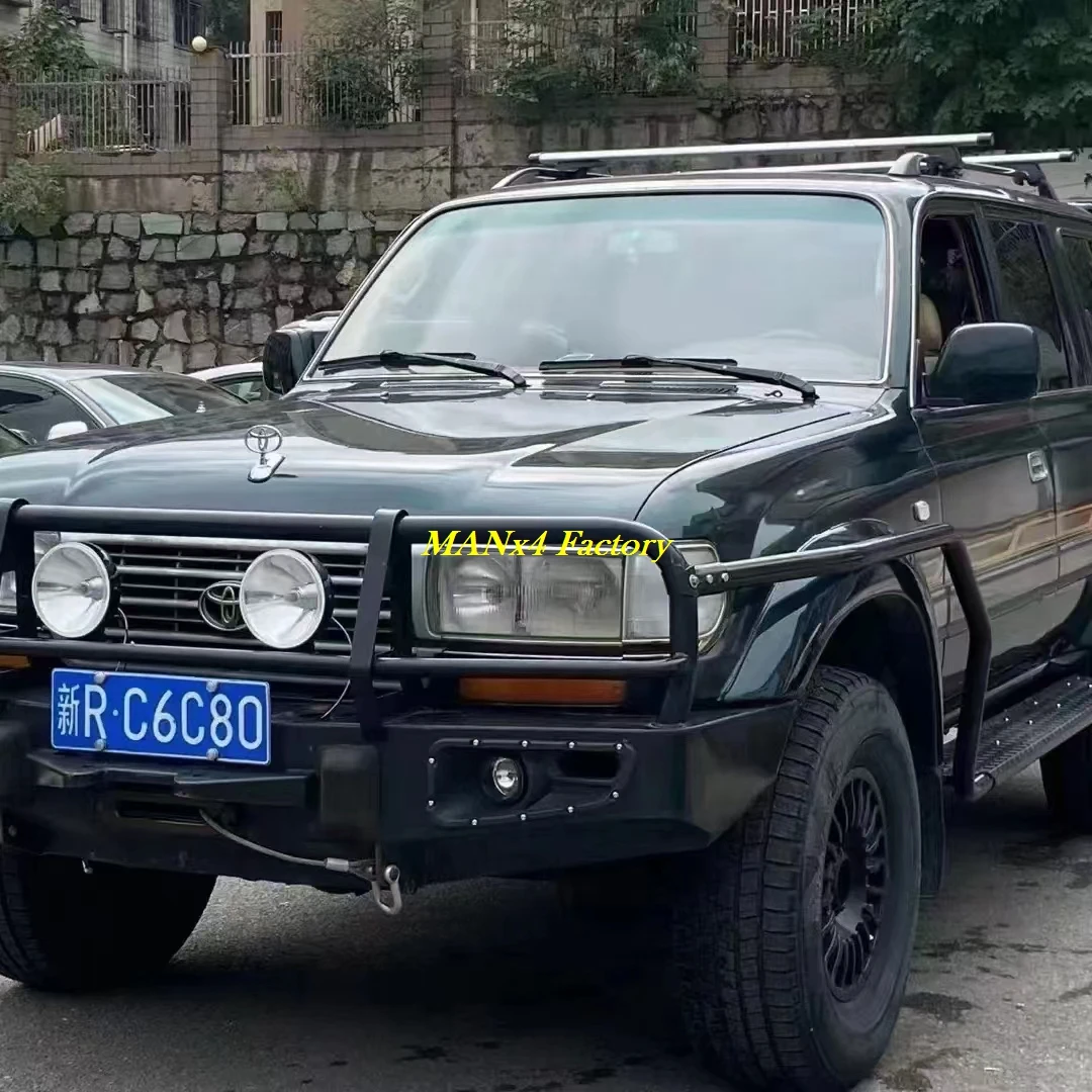 

Совершенно новый передний бампер Toyota Land Cruiser для Duty Steel Bull LC80 4x4, защита для бездорожья, прочный, прочный