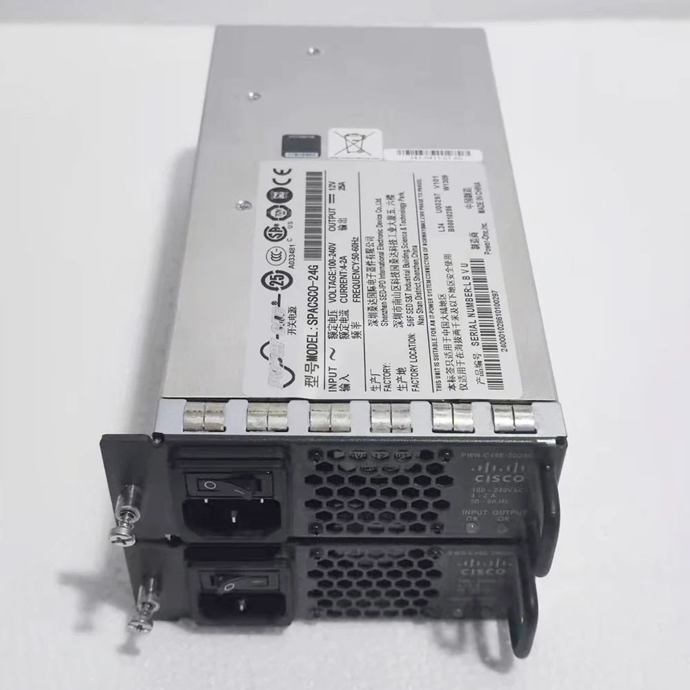 1 Pcs PWR-C49E-300AC-R For Cisco C4948E Switch Power Supply