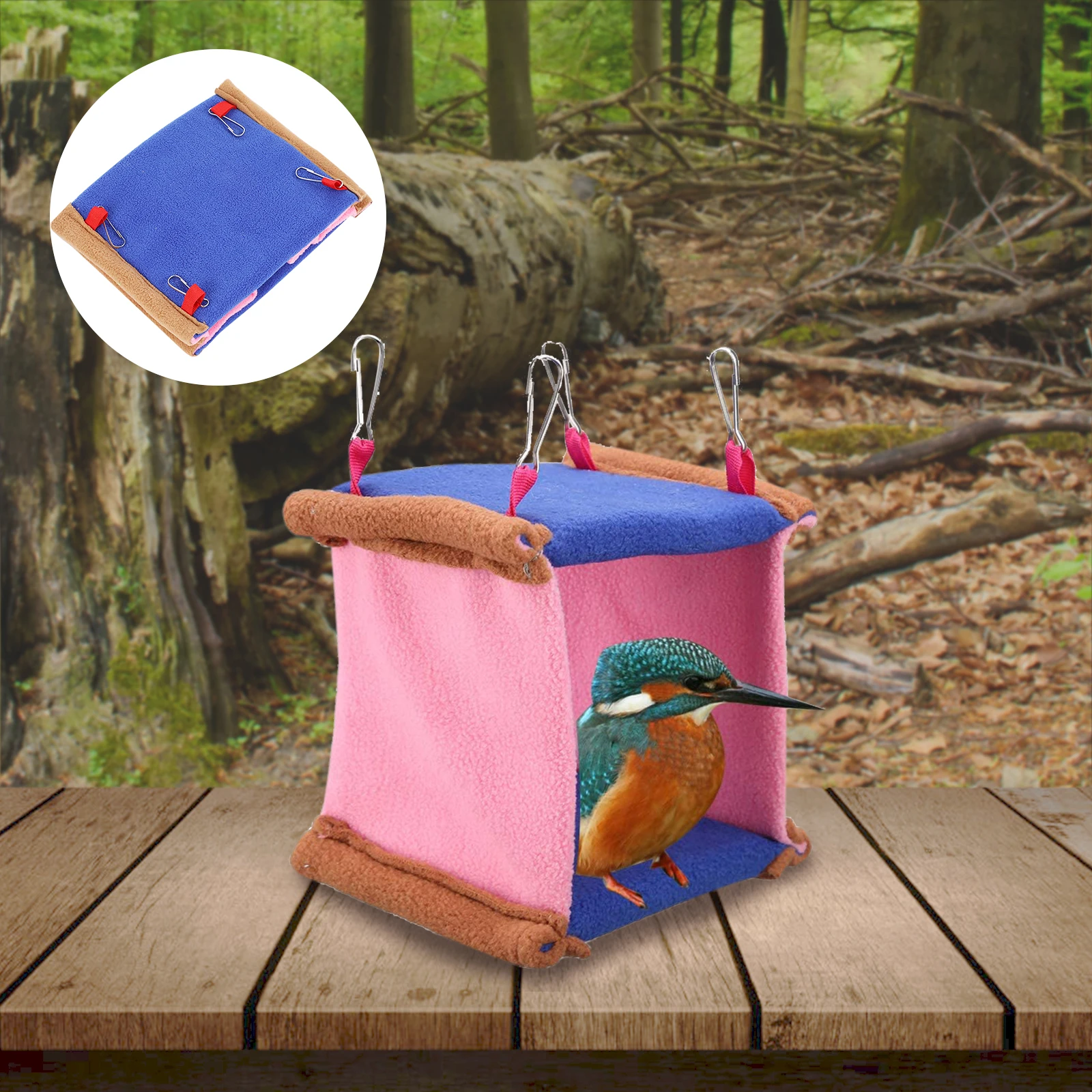 

Thickened Bird Nest Hanging Bed Pet Hammock Cage Winter Parrot Premium Material Comfortable Sleep Environment