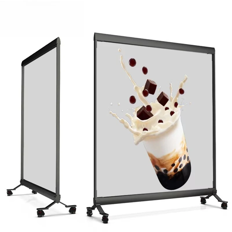 T Series Ultra-Clear Holographic LED Poster 2000x2000mm Transparent Commercial Advertising Screen 3.91/6.25mm Pixel