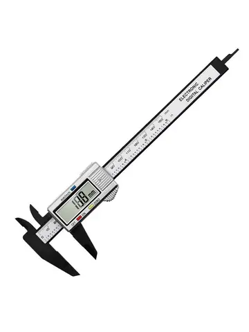 1PC Plastic Vernier Caliper Digital Display Caliper Mini Text Play Caliper Student Vernier Ruler 0 to 150mm Measuring Tool