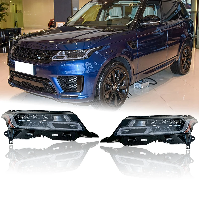

For Land Rover Range Rover Sport 4-Eye US-Spec Headlights, Fitment for 2018-2022 Models (for Replacement)