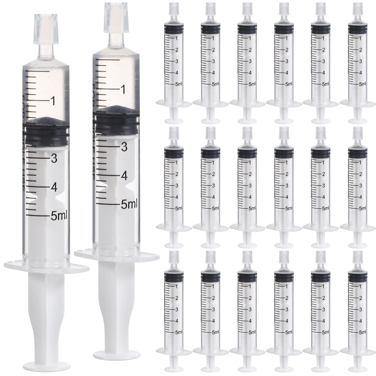 

20 Pcs Measuring Refill Pump Feeding Injection Dispenser Cosmetics Lab Extractor Essential Oils