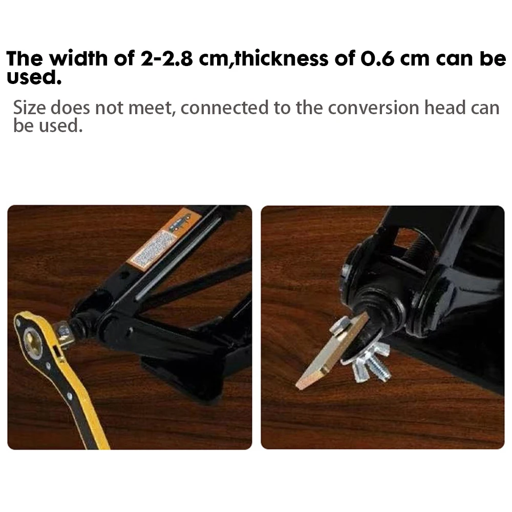 Universal Car Wheel Hand Crank Ratchet Wrenches Garage Tire Wheel Handle Phillips Wrench Car Labor-Saving Jack Tire Repair Tool