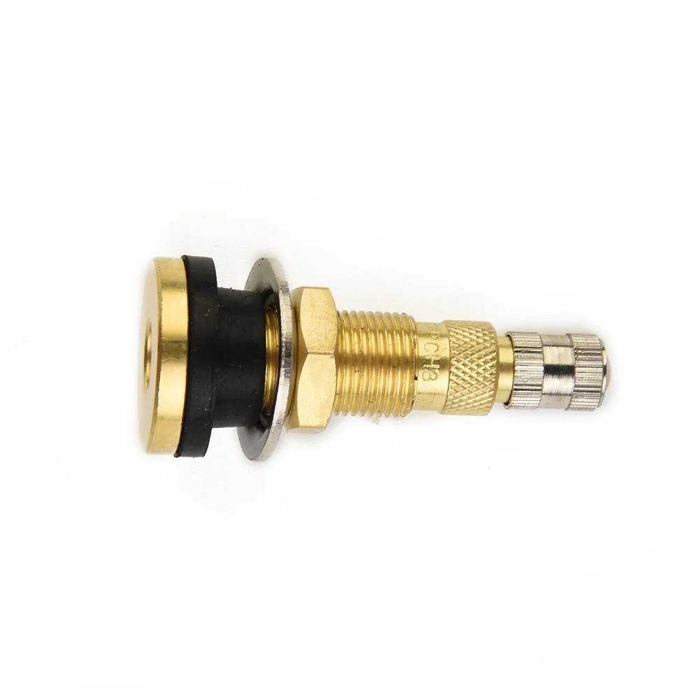 

TR618A Tractor Air Liquid Tubeless Tire Brass Valve Stem, 2PCS, Provides Reliable Air Retention for Truck and Agricultural Tires