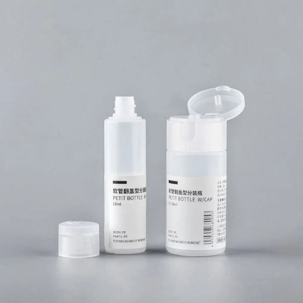 

30/50/100/200/400ml Flip-top Squeeze Bottle Refillable Lotion Container Cosmetic Lotion Shower Gel Bottle Portable Empty Bottles