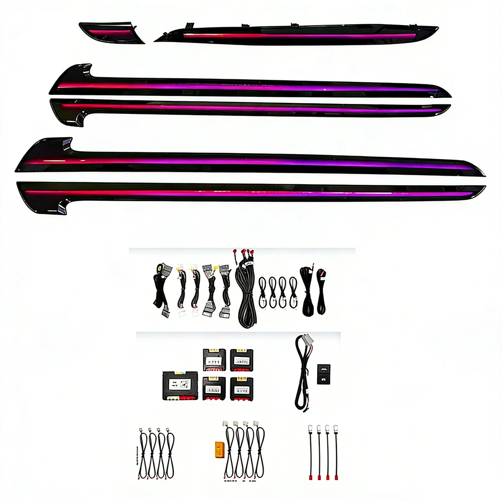 

Dynamic 18-LED RGBIC Multicolor 12V Plug-and-Play RoHS Certified Ambient Light Kit 2017-2021 for CRV Carbon Interior Lights