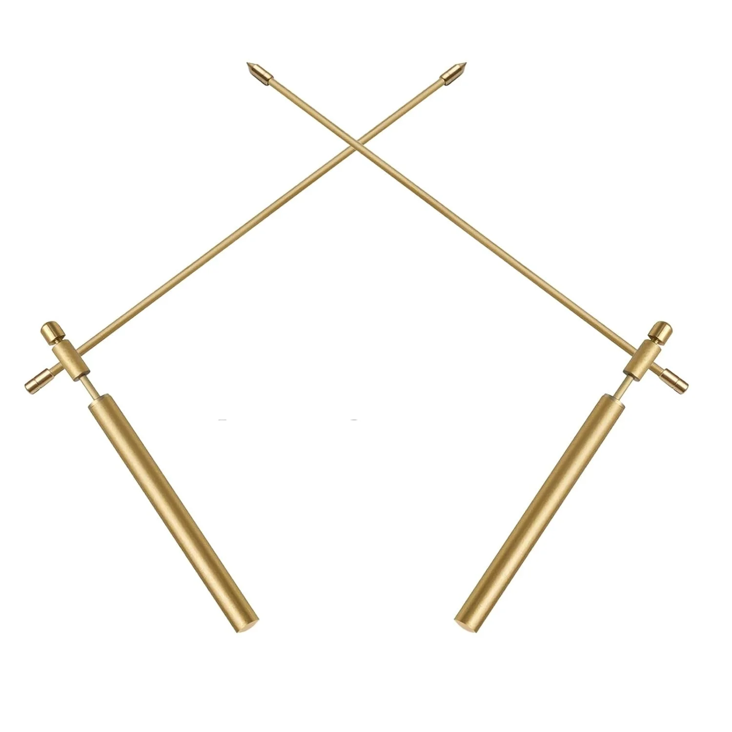 2 PCS Dowsing Rods Copper - Flexible Rotation Tool Dowsing Rods, Upgraded Divining Rods Detect Rods for Finding Items