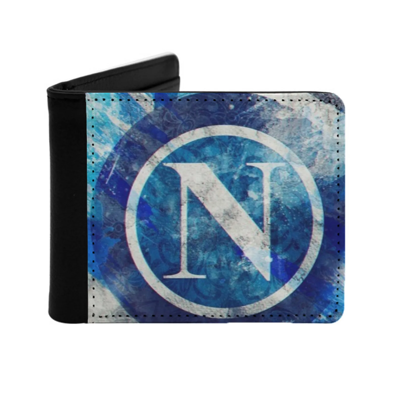 

Napoli Short Men's Wallet Multifunction Purse Male Pu Leather Wallet S S C Napoli S S C Napoli S S C Napoli Football Club