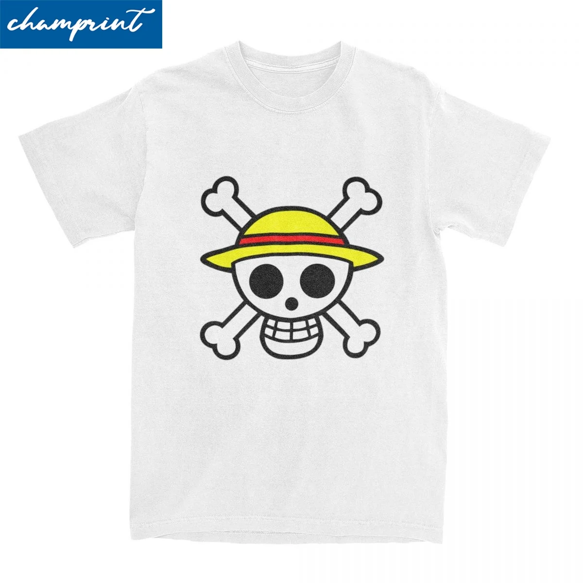 

Novelty One Piece Tshirts Men Cotton Short Sleeve O-neck Summer Top Tee