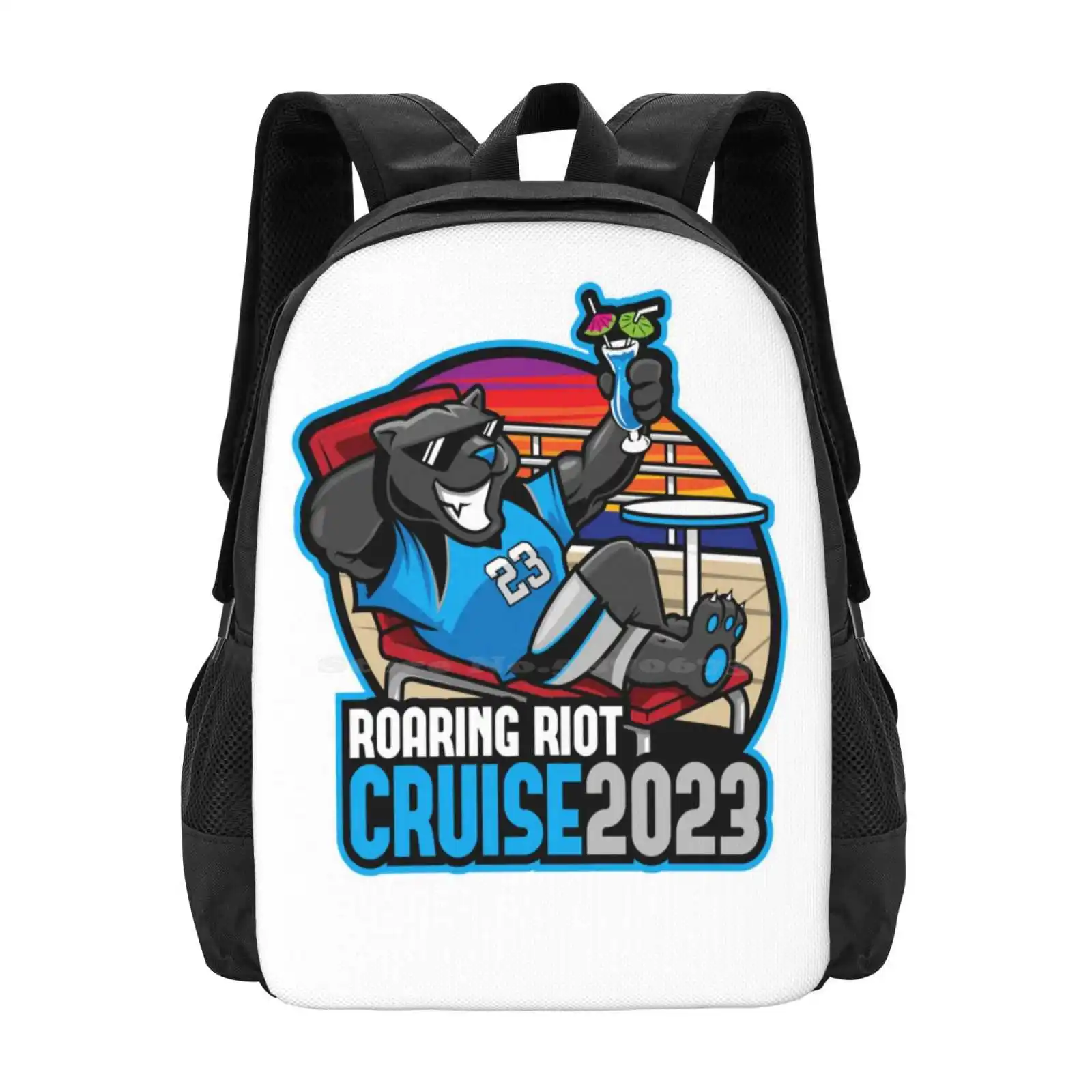 Roaring Riot Cruise 2023 Hot Sale Schoolbag Backpack Fashion Bags Roaring Riot Tampa Riot Cruise