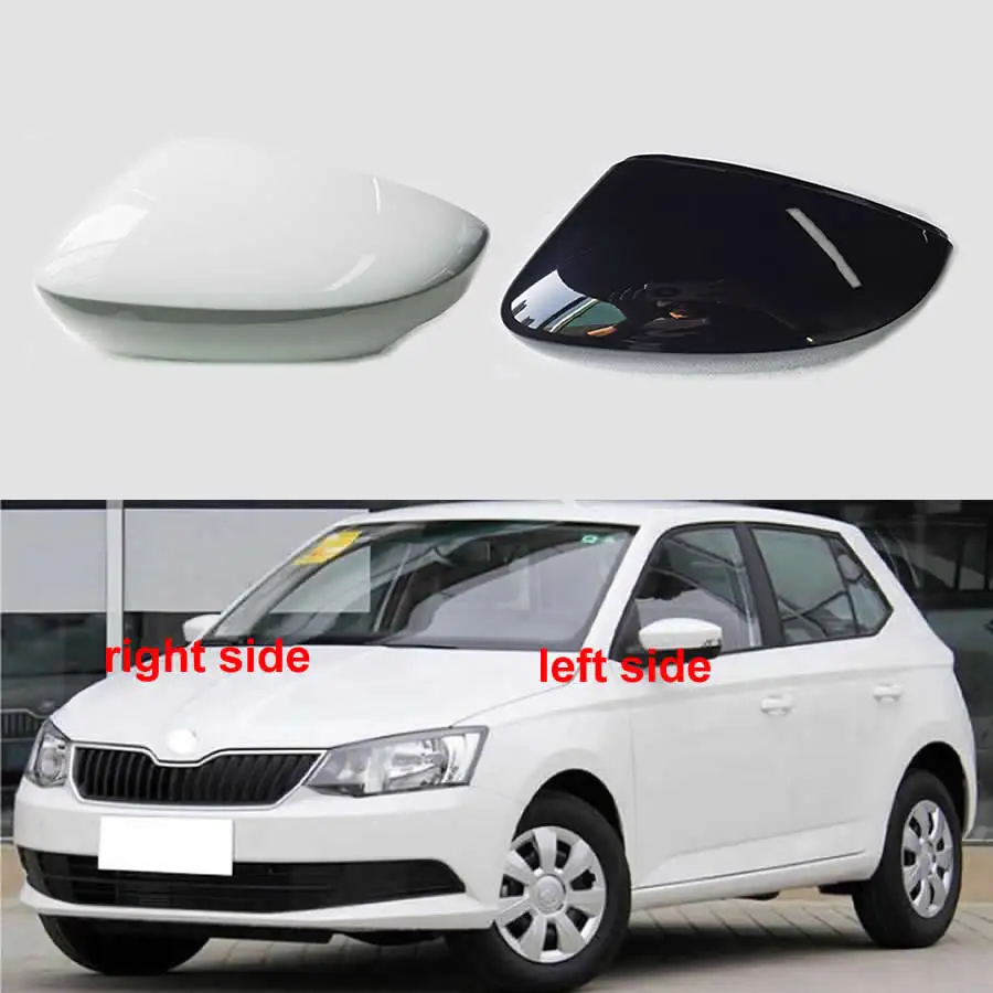 

For Skoda Fabia 2015-2019 / Rapid 2018-2020 Car Accessories Rearview Mirror Cover Side Mirrors Housing Shell Color Painted