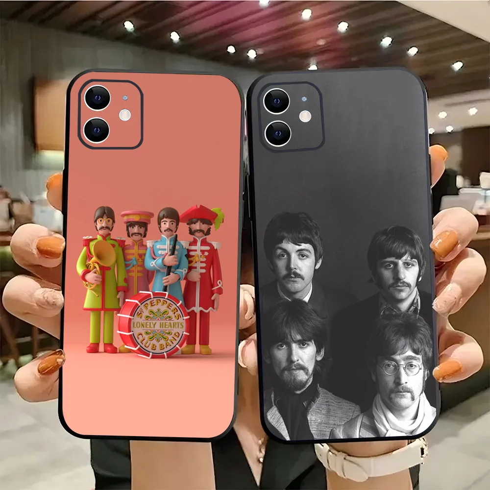 

Band The B- Beatles Phone Case Silicone Soft For IPhone 16 15 14 13 12 11 Plus Pro Max Plus