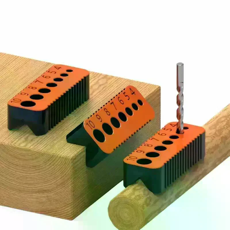 Guide For 4/5/6/7/8/9/10mm Holes Drill Bit DIY Drill Jig Block Joints Tool Multifunctional Precision Accessory Drill