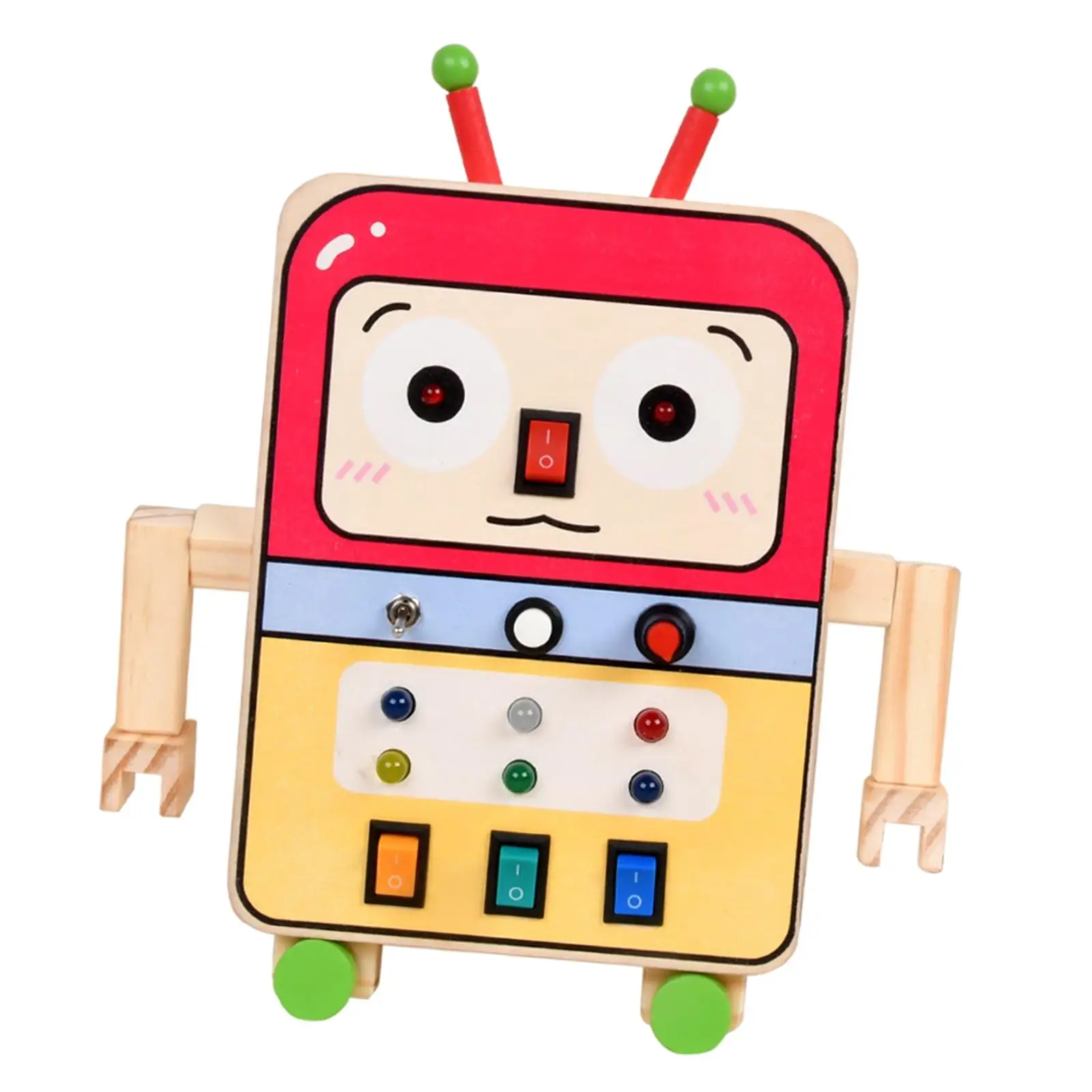 Simulation Circuit Board Montessori Toy Science Toys Robot Button Busy Board