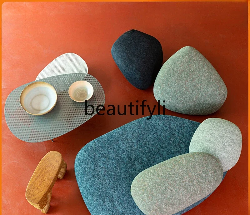 Pebble sofa designer special-shaped living room module combination sofa