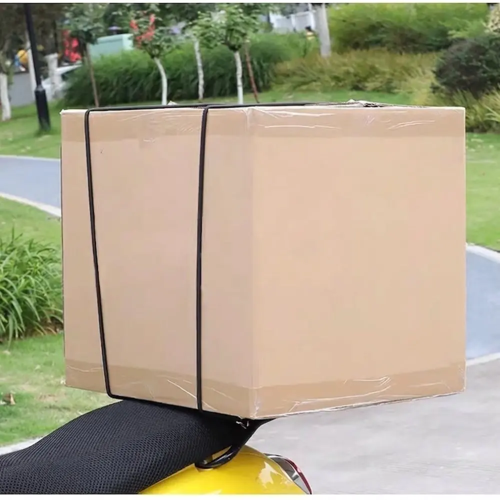 Elastic Cargo Tie Down Rope Luggage Bungee Strap Outdoor Bike Rack Motorcycle Trunk Fixed Binding Cord Utility Accessory