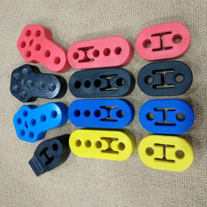 Automobile porous hole position strengthening hardening exhaust pipe hanging glue muffler hanging ear Automobile general glue