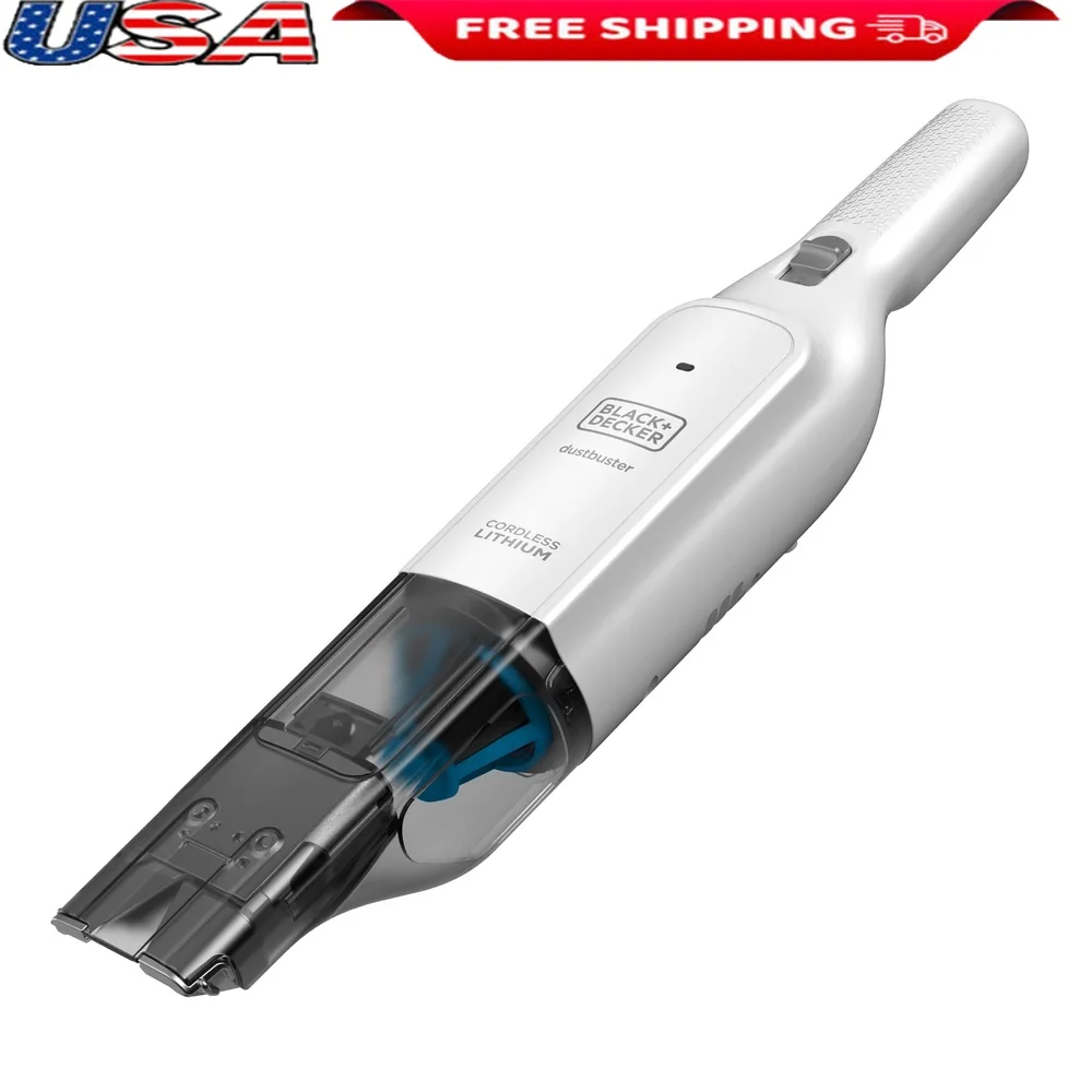 

Cordless Hand Vacuum Slim AdvancedClean Easy Empty Dustbin Strong Suction Lithium Ion Battery Wall Mount Extra Wide Nozzle