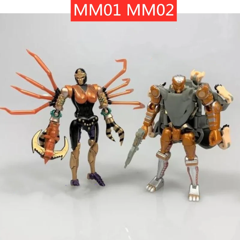 

TE Mouse Widow Transformation Element TE MM01 MM-02 MM002 Super Warrior Beast War Alloy Action Figure Robot With Box