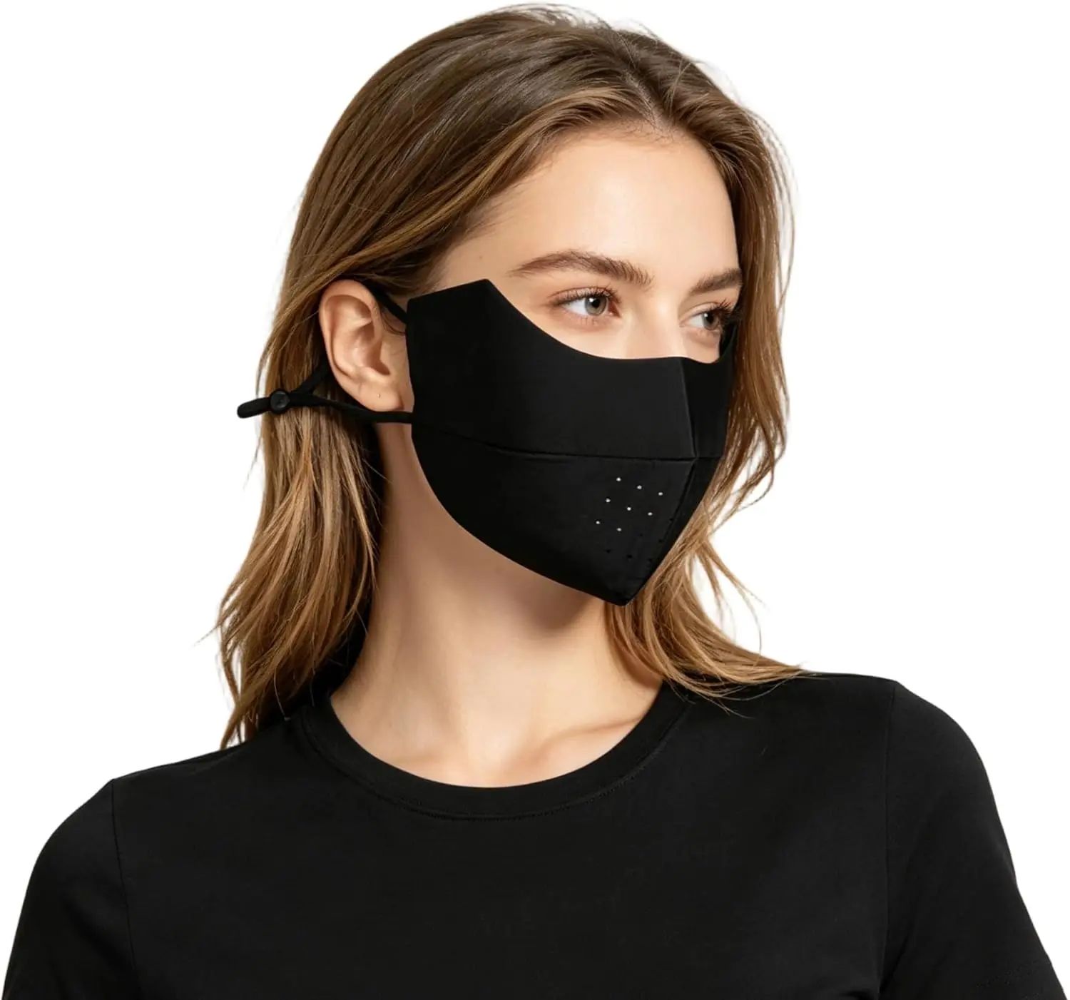 

Women UV Protection Face Mask Cover, Summer Breathable Cooling Reusable Sun Mask for Outdoor Cycling Hiking