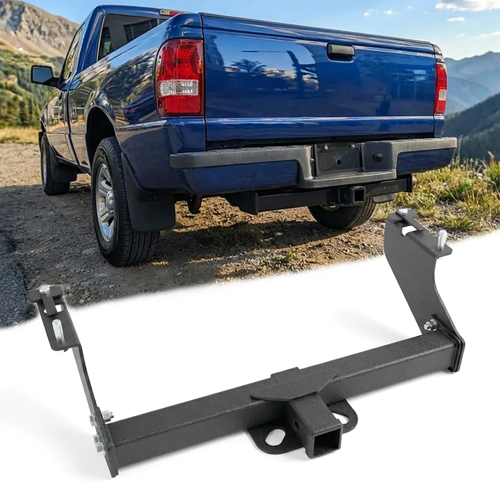 

Black Class 3 Tow Trailer Hitch 2 Inch Receiver Compatible with 1983-2011 Ford Ranger / 1994-2009 Mazda B2300 B3000 B4000 Pickup