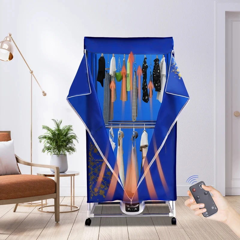 00-00W Portle Travel Dryer hine PTC -layer Heating Apartments, New Generation Cloth Drying
