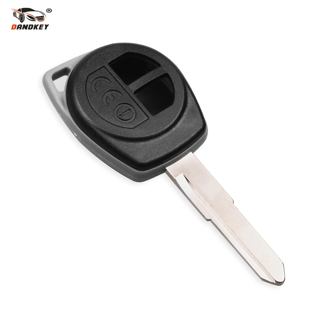 Dandkey Replacement 2 Buttons Remote Car Key Case Shell Fob Housing For Suzuki Swift With HU133R SZ11R Blade