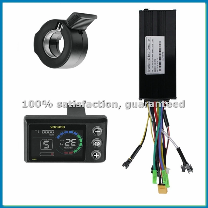 

Electric Bicycle Kit with 3 Mode Controller 36V 48V 30A with S869 LCD Display and Thumb Throttle for Ebike-BCBW