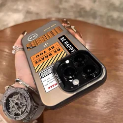 Case For Honor X6B X9B X8B X7B X7A X8A X9A X50I Label Letters Luxury Silver IMD Phone Case HonorX7B 4G X9A 5G Back Cover Fundas