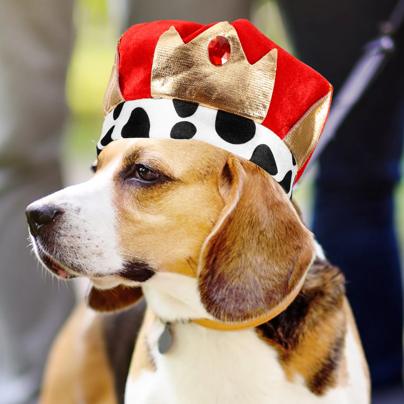 

1pc Pet Crown Hat Decorative Lovely Birthday Party Supply Dog Cat Hats Cloth Washable Lightweight Puppy Accessories