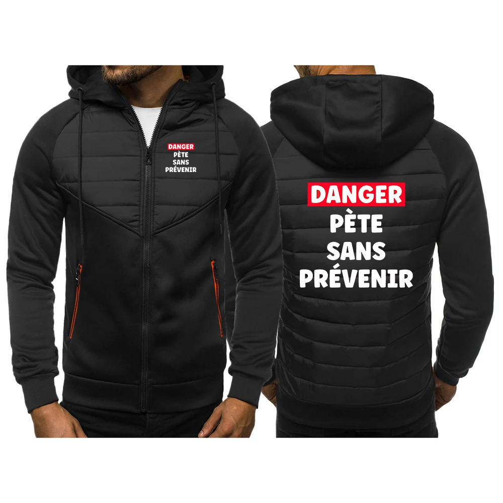 Funny Beauf Cadeau Humour Gray Men's Hooded Jacket Zipper Control Jacket Fashion Hot Sale Parker Coat Hoodies