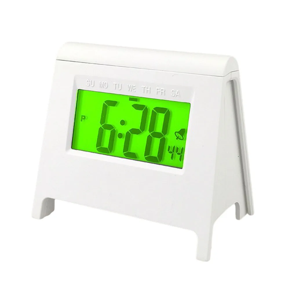 LCD Multifunctional Electronic Alarm Clock Student Mute Simple And Creative Children Bedroom Bedside Smart Digital Clock