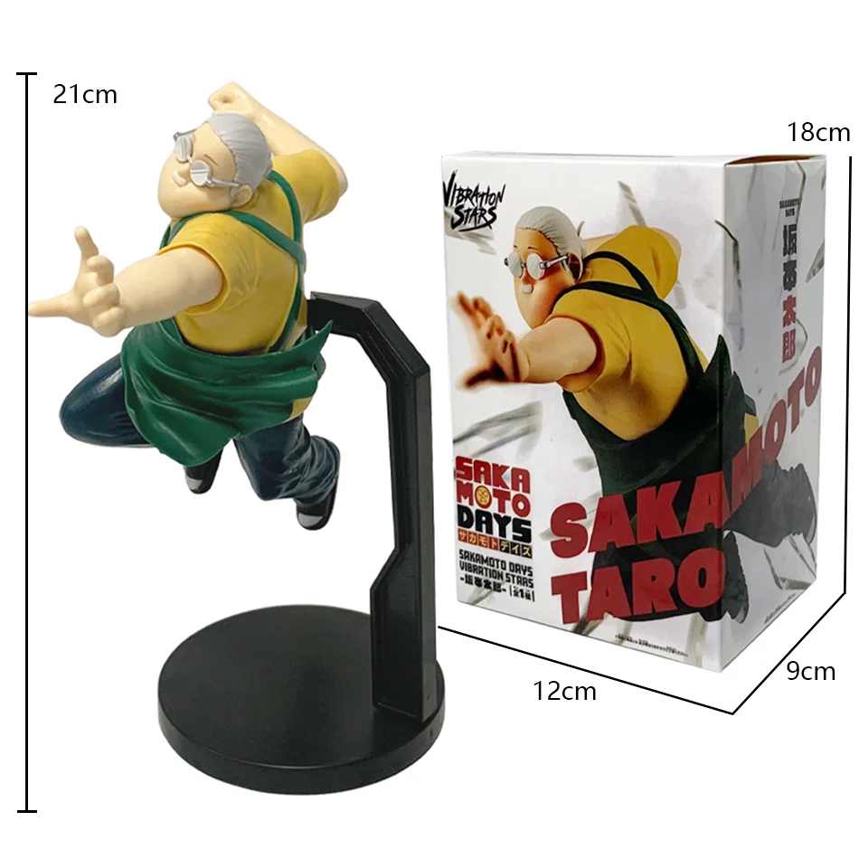 Anime SAKAMOTO DAYS Figure Toys 21 CM Taro Sakamoto Shin Asakura Action Figural Dolls PVC Model Desk Ornaments Birthday Gifts