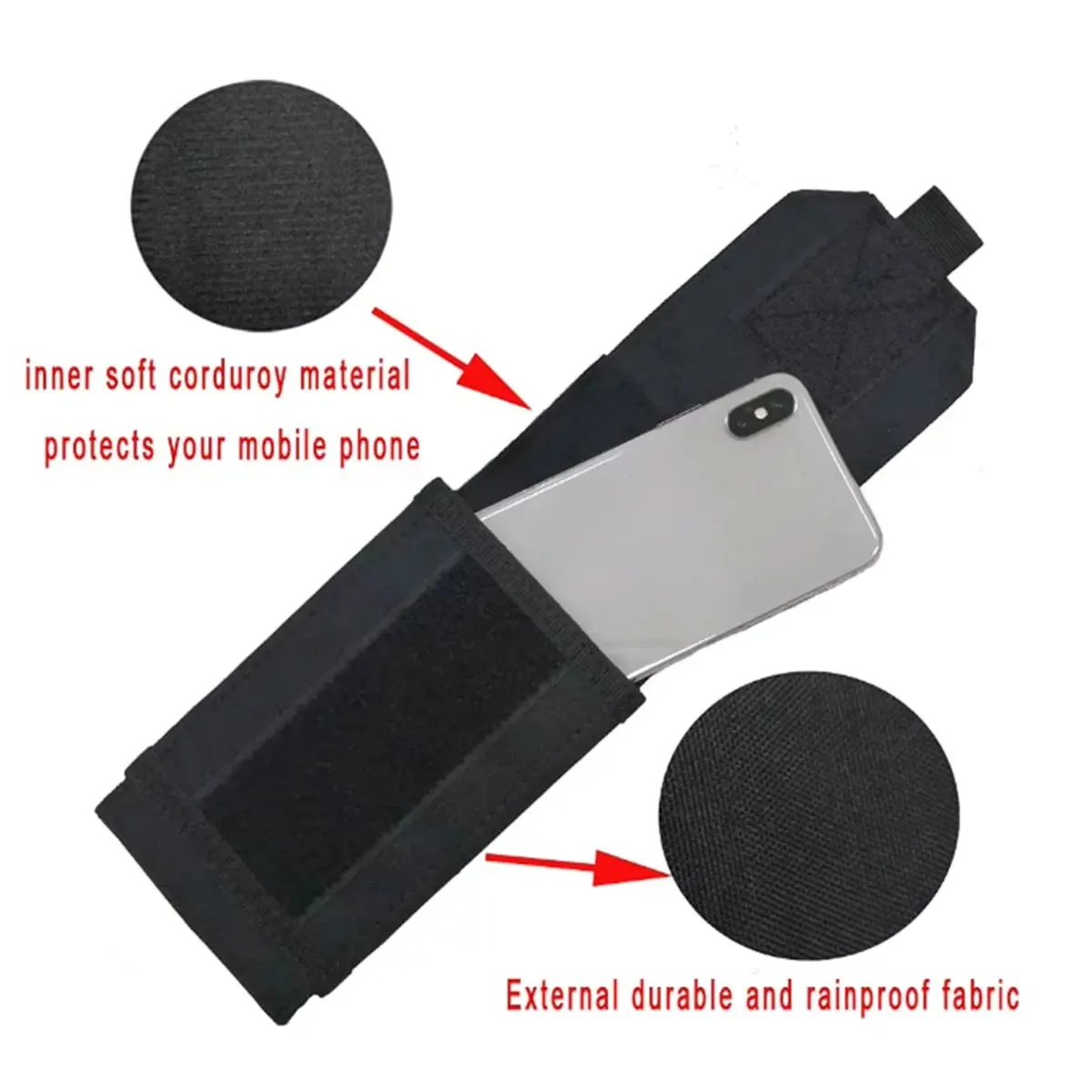 Molle Laser Pouch Tactical Cell Phone Belt EDC Pouch Holder Waist Accessories Bag Outdoor Camping Mobile Phone Pack Bag view 4
