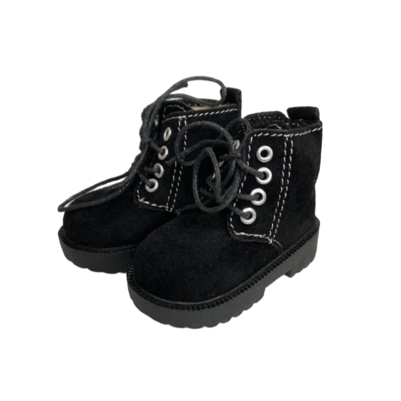 Tilda 7cm 1/4 PU Leather Doll Toy Shoes,Lovely Mini Cute Shoes Boots for Fashion Dolls Accessory 1:4 Girls Doll Toy Accessorry