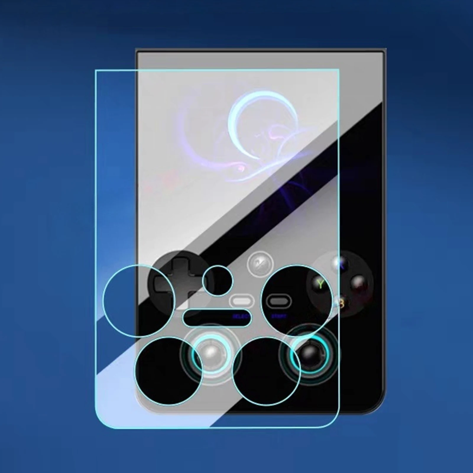 2 Pack Flexible Screen Guard for RG477V Handheld Game Console HD Film Protective Sticker Anti-Scratch Anti-Fingerprint