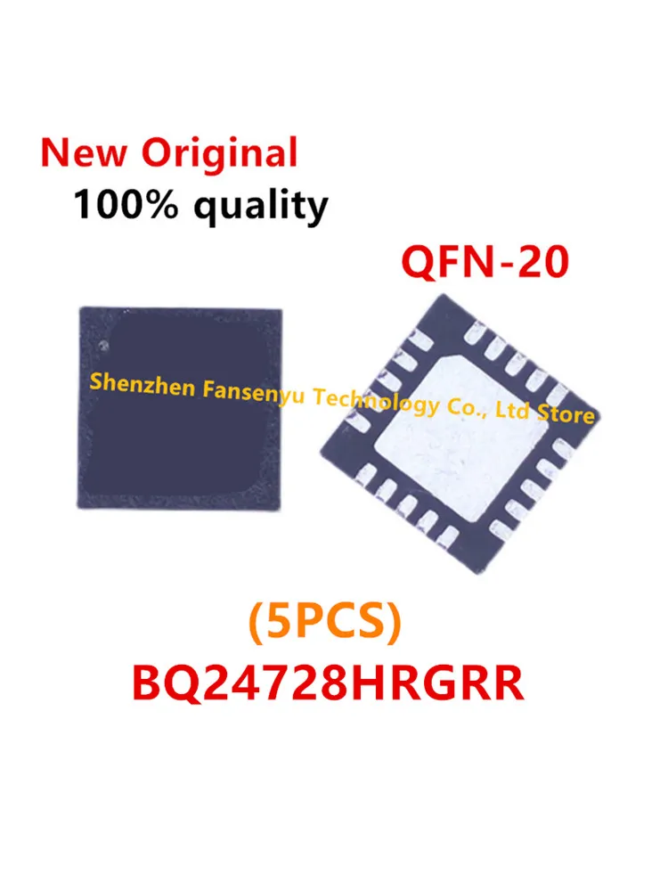 (5piece)100% New BQ24728HRGRR BQ24728H BQ728H QFN-20 Chipset