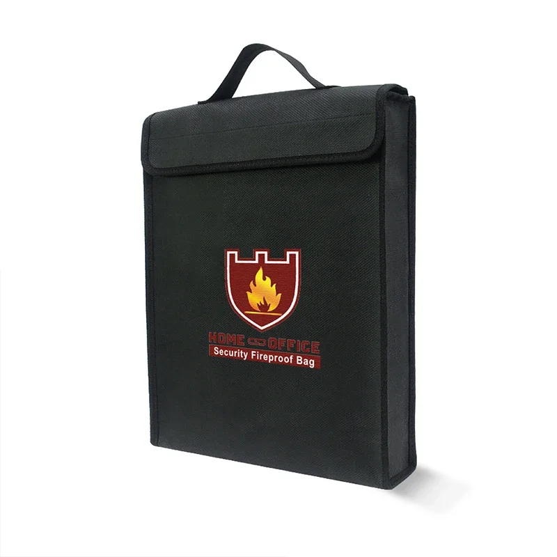 Fireproof Document Bag Three-Dimensional Bag High Temperature Resistant Explosion-Proof Waterproof Bag Office Document Bag