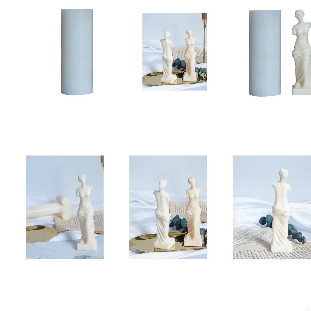 

DIY Art Body Свеча Кристалл Форма для эпоксидной смолы Аромат в форме человека Богиня Воск Гипс Литье Силиконовая форма