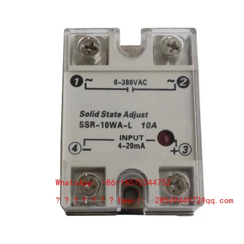 4-20mA Solid State Voltage Regulator,, SSR-10WA-L, 10A Spot Quick Shipping