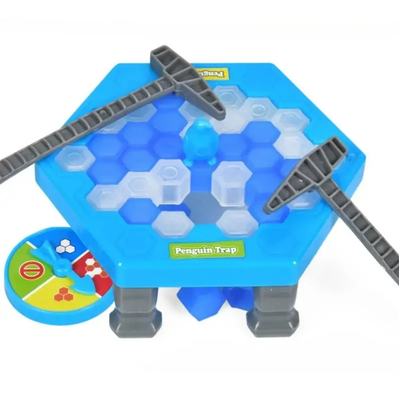 Mini Interactive Indoor Board Game Trap Ice Break Save Penguin Parent Table Entertainment Toy Kids Gift