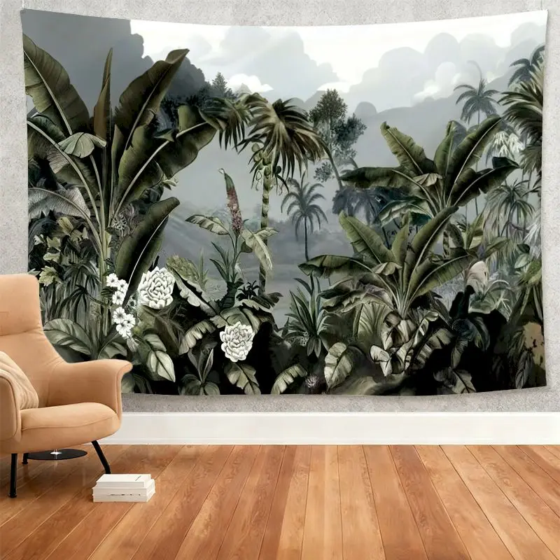 VIKAMA Tropical Palm Jaguar Tapestry Wall Hanging, 6 Designs, Wall Decor for Bedroom Living Room Dorm