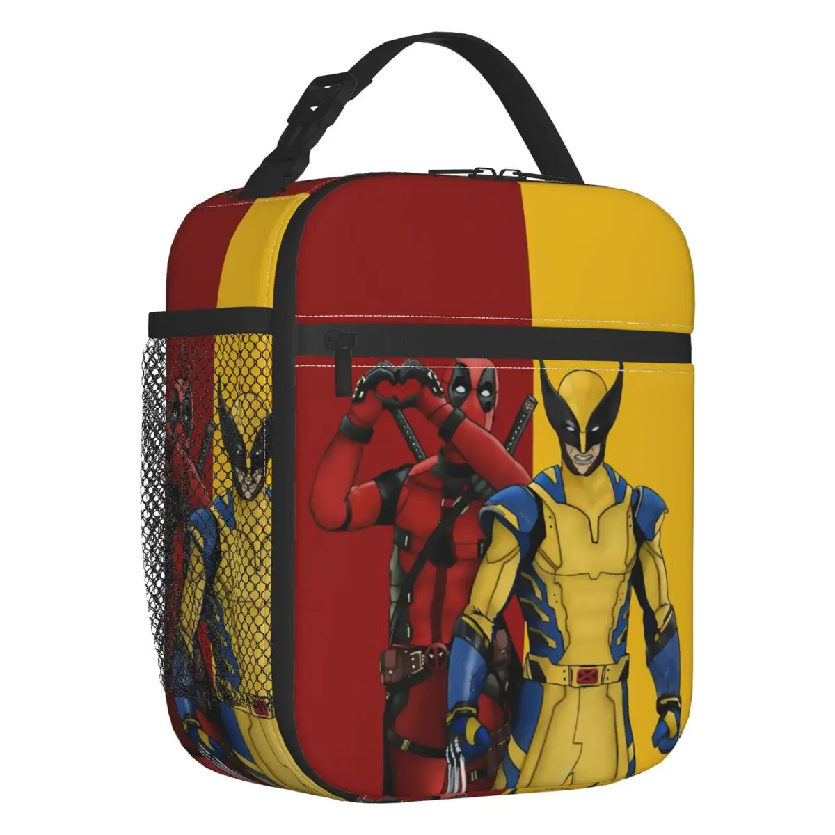 

Custom Classical Film Wolverine Insulated Lunch Bags for School Office Cool Superhero Waterproof Thermal Cooler Lunch Box