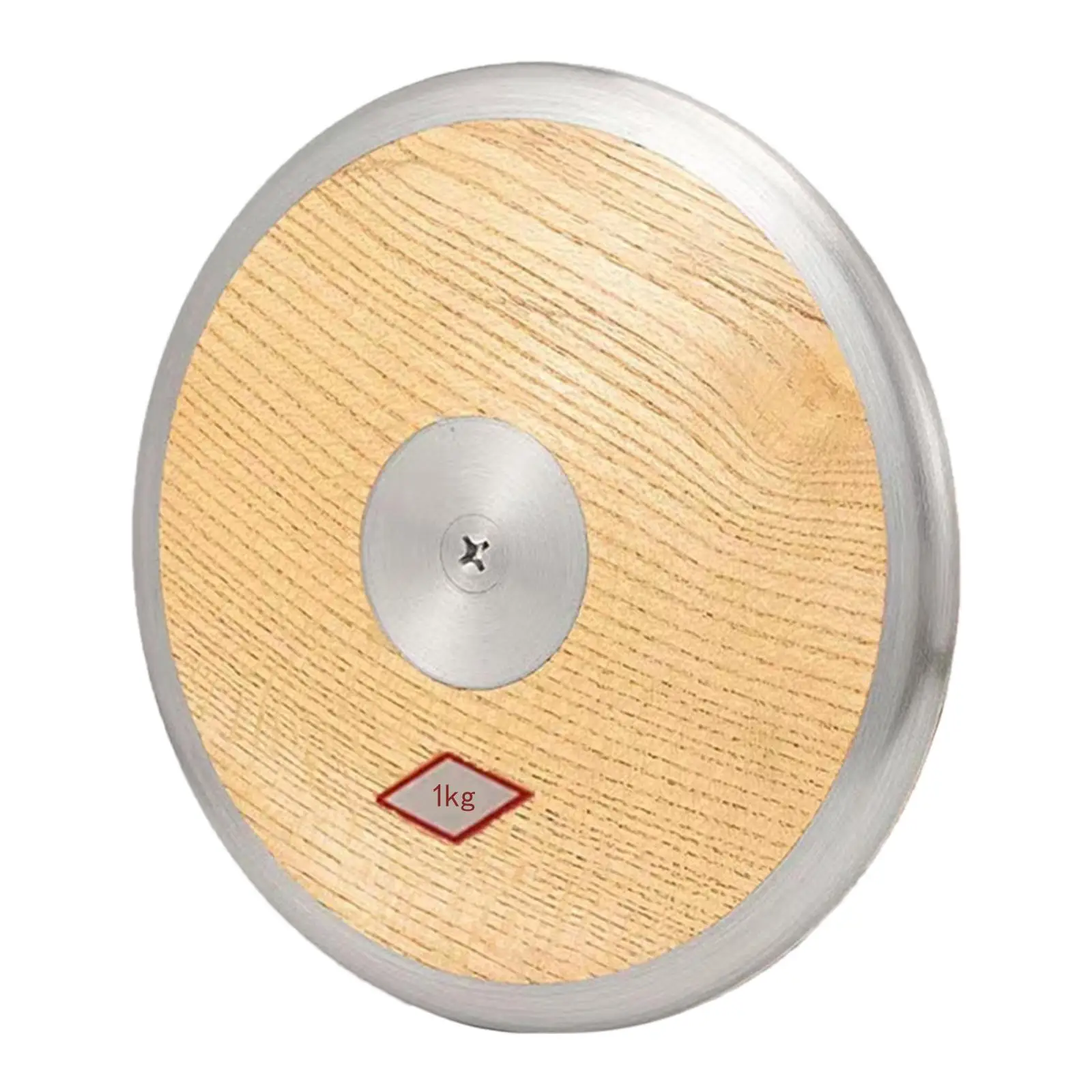 High School College Sports Training Discus Durable Wood Iron Throwing Disc for Field Event Practice