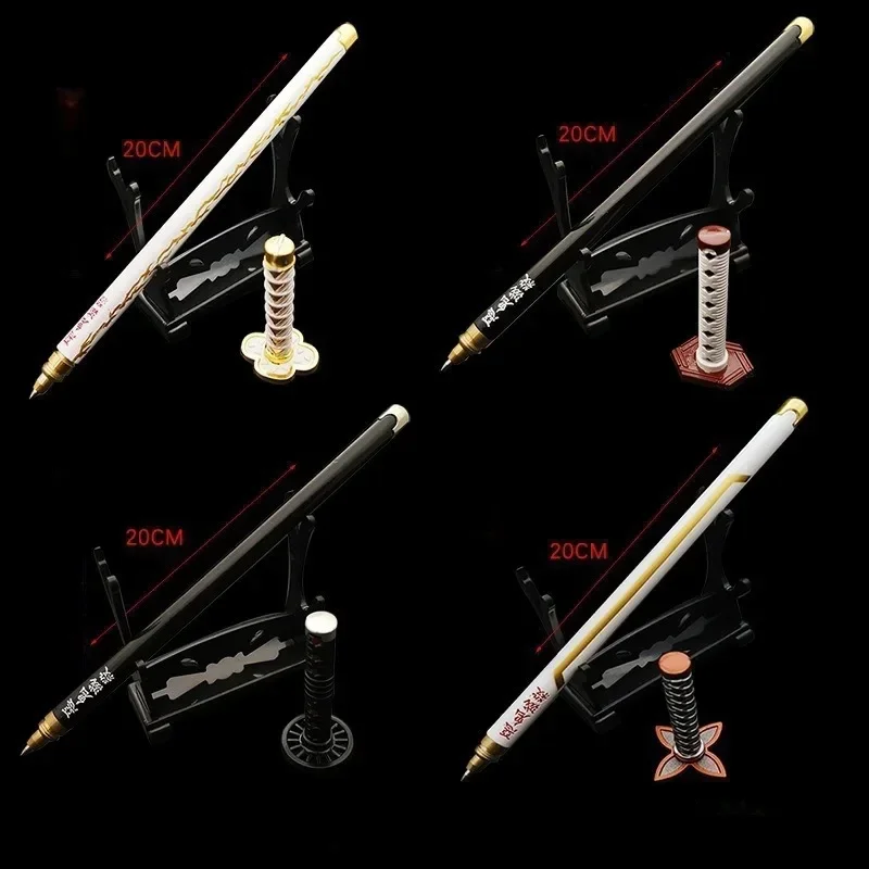 Bolígrafo de Anime Katana, espada Shinobu de Metal, sable samurái, Katana japonesa, bolígrafo de Anime Tanjirou, regalo