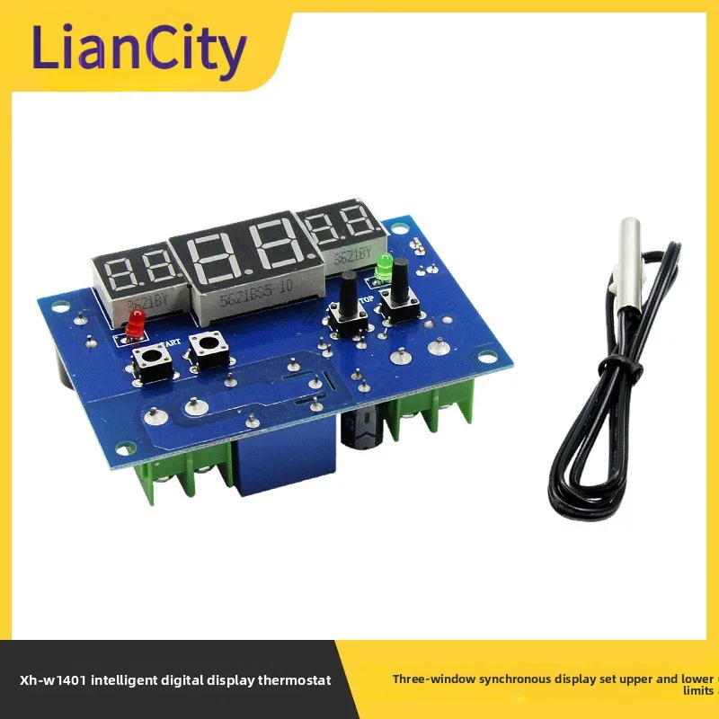 XH-W1401Intelligent Digital Display Thermostat Temperature Controller Upper and lower limit settings displayed simultaneously in